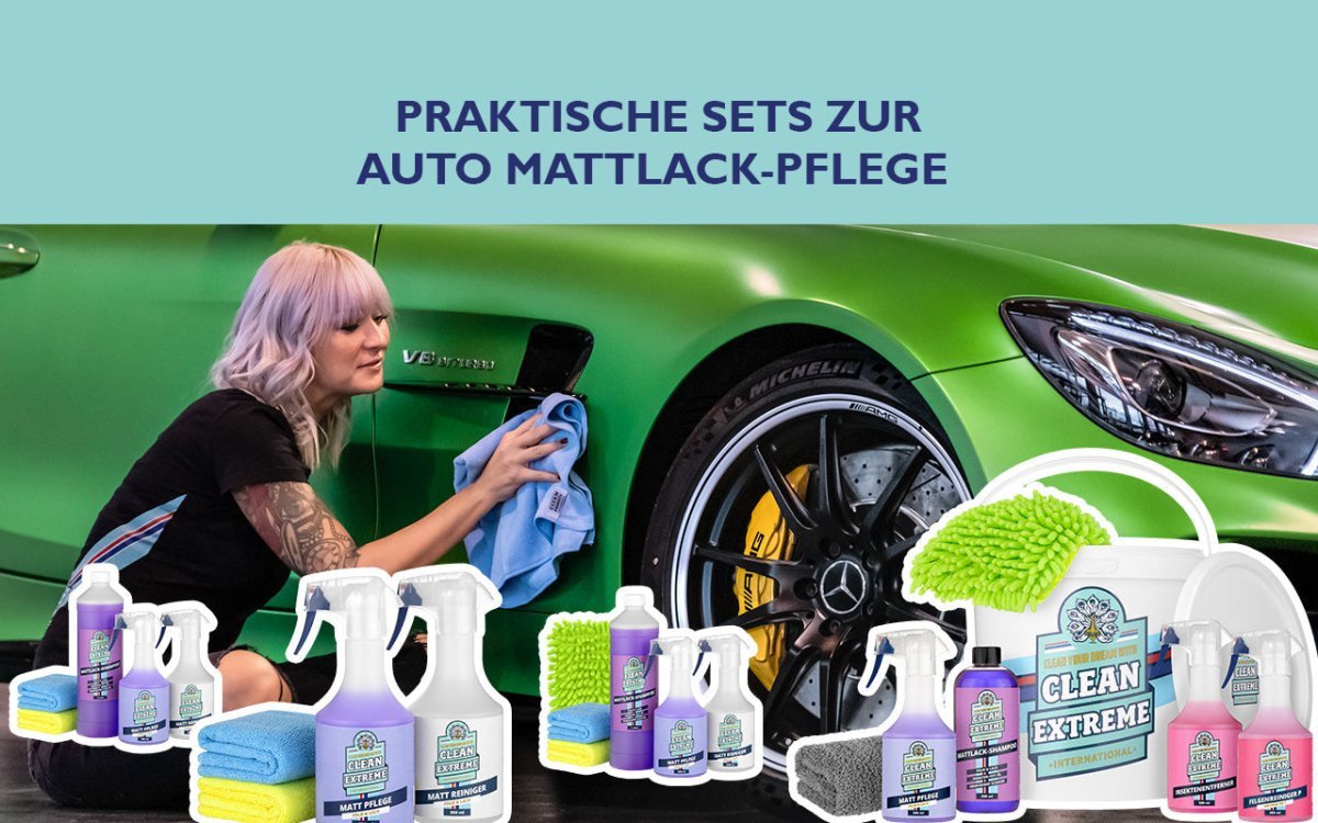 Praktische Sets zur Auto Mattlack-Pflege - CLEANEXTREME