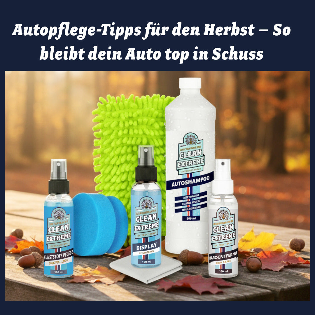 Autopflege-Tipps für den Herbst – So bleibt dein Auto top in Schuss