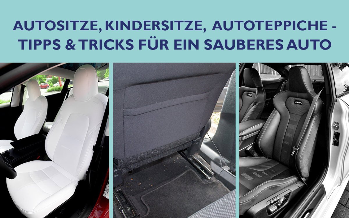 Autositze reinigen wie ein Profi – Tipps & Tricks für ein sauberes Auto - CLEANEXTREME