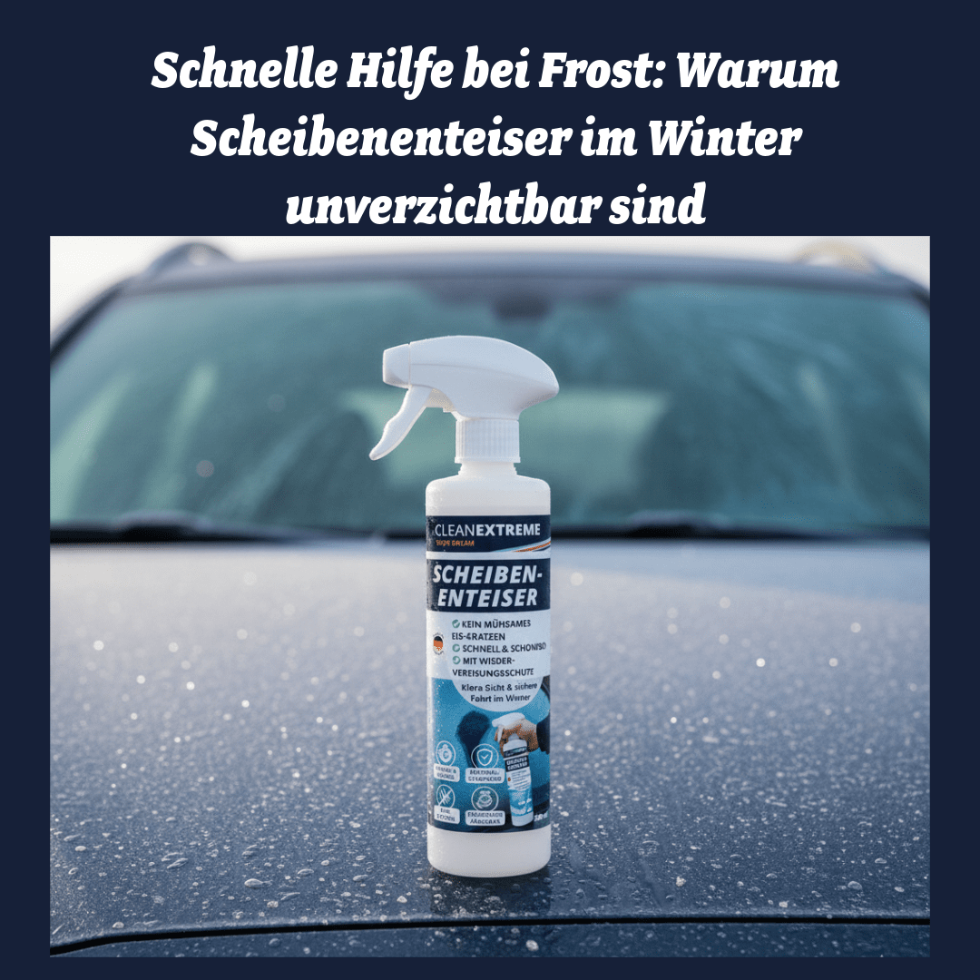 Schnelle Hilfe bei Frost: Warum Scheibenenteiser im Winter unverzichtbar sind - CLEANEXTREME
