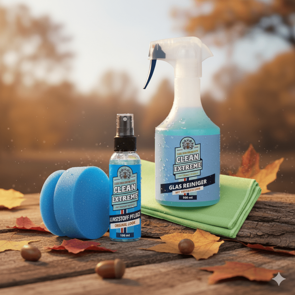 Herbst - Set – Glasreiniger & Kunststoffpflege - CLEANEXTREME