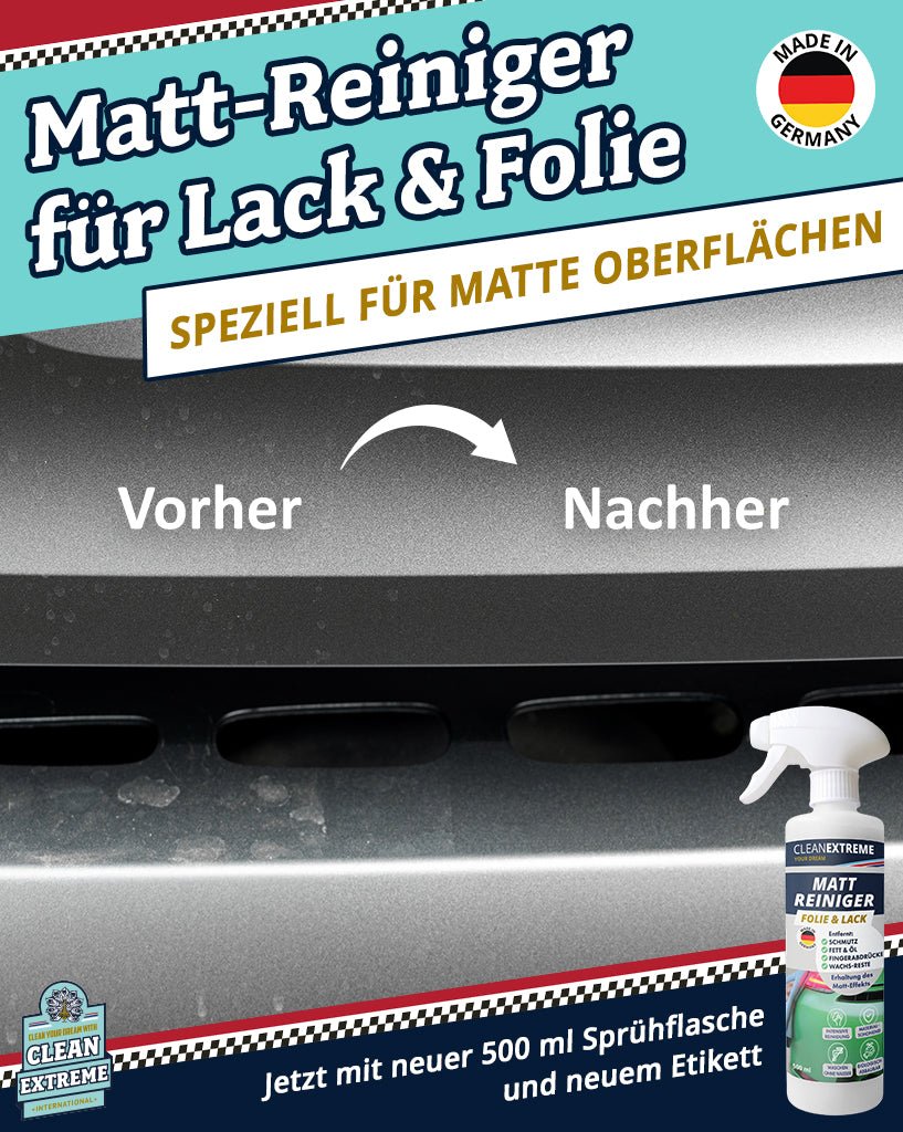Auto Matt Reiniger Folie & Lack 500 ml - CLEANEXTREME