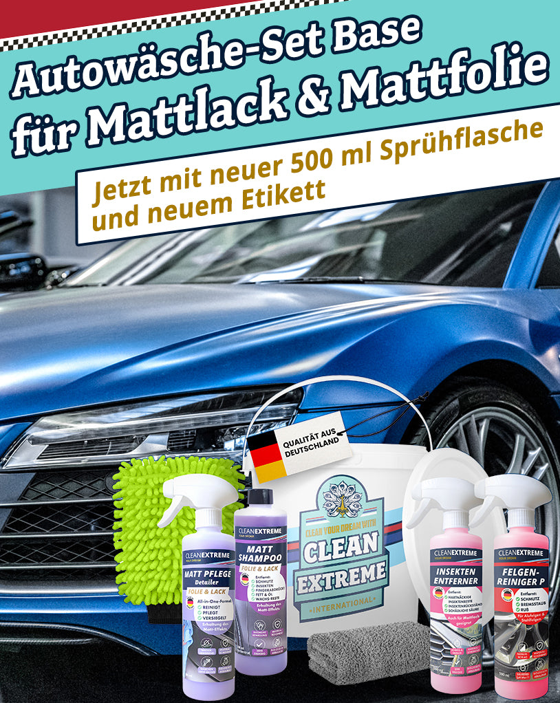 Auto-Wasch-Set Base Mattlack & Matt-Folie