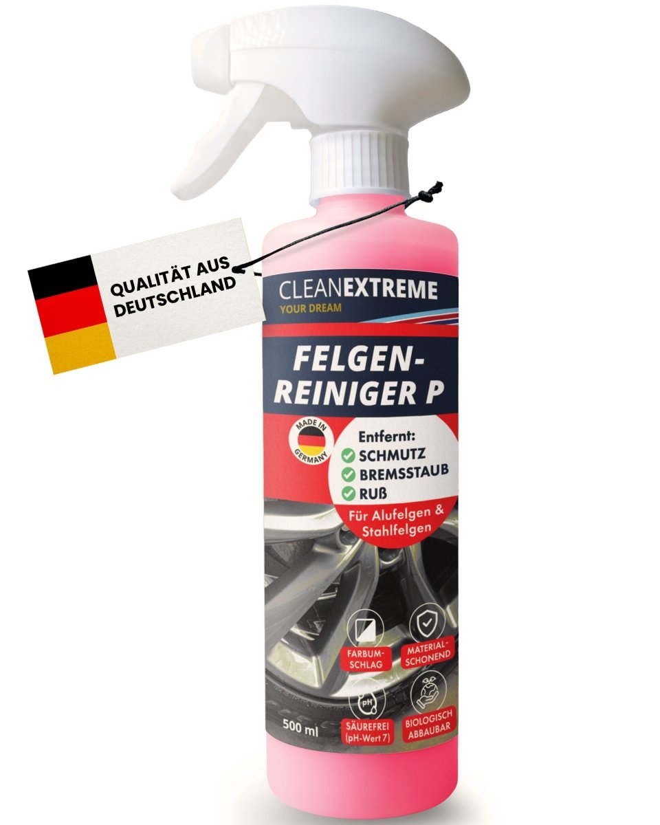 Felgenreiniger P redblue Säurefrei pH - neutral mit Farbumschlag 500 ml - CLEANEXTREME