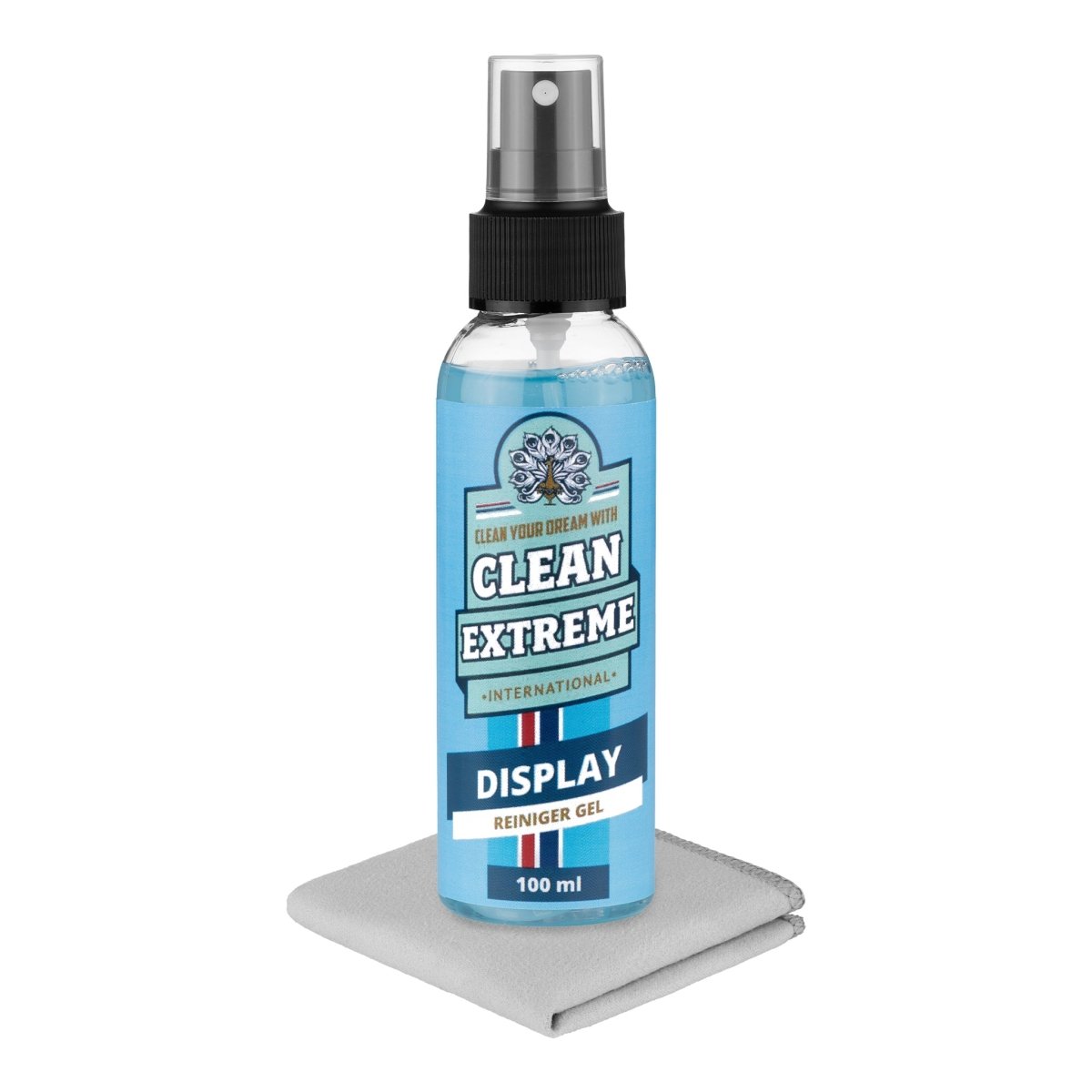 Display - REINIGER Gel 100 ml + Mikrofaser - Displayreinigungstuch - CLEANEXTREME