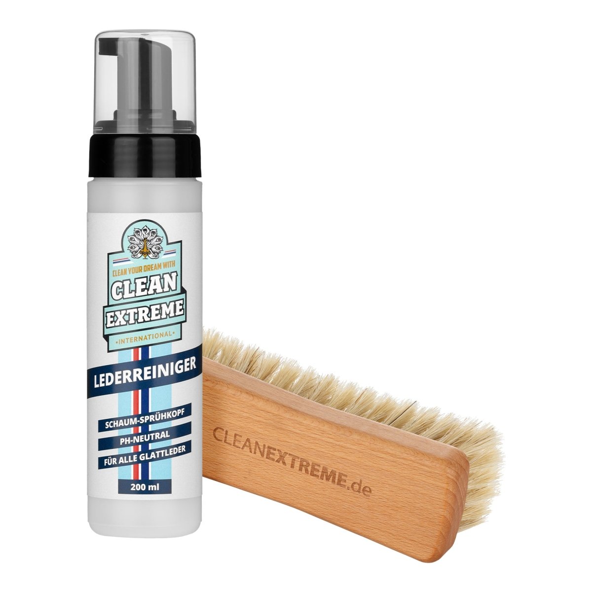 Leder Reiniger + Bürste Set - CLEANEXTREME