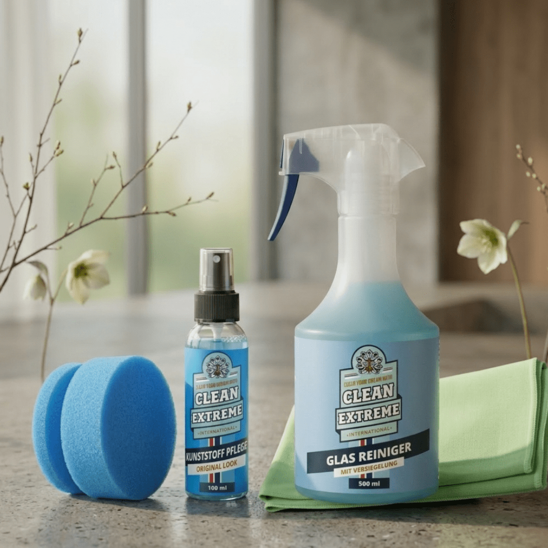 Frühling Set – Glasreiniger & Kunststoffpflege - CLEANEXTREME