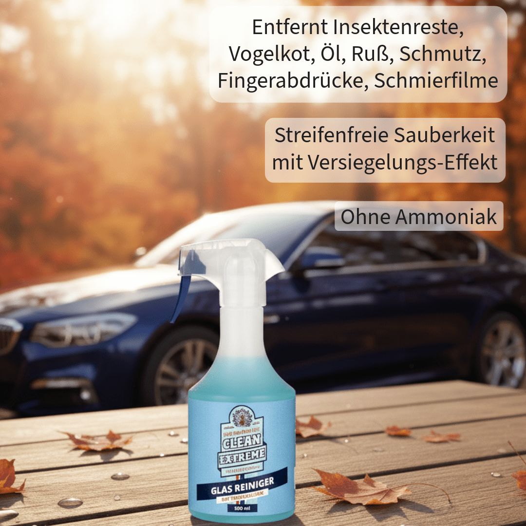 Herbst - Set – Glasreiniger & Kunststoffpflege - CLEANEXTREME