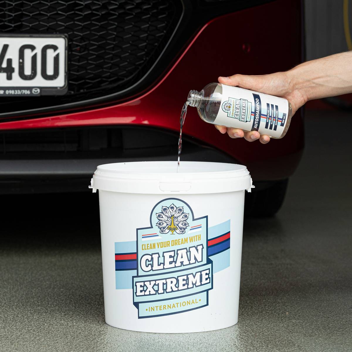 Autoshampoo Konzentrat mit Wachs 1 Liter - CLEANEXTREME