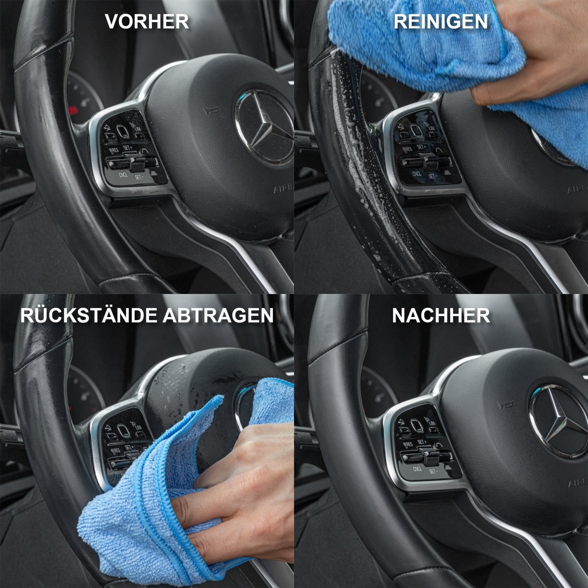 Set Auto-Innenreiniger + Mikrofaser-Reinigungshandschuh Innenraum - CLEANEXTREME
