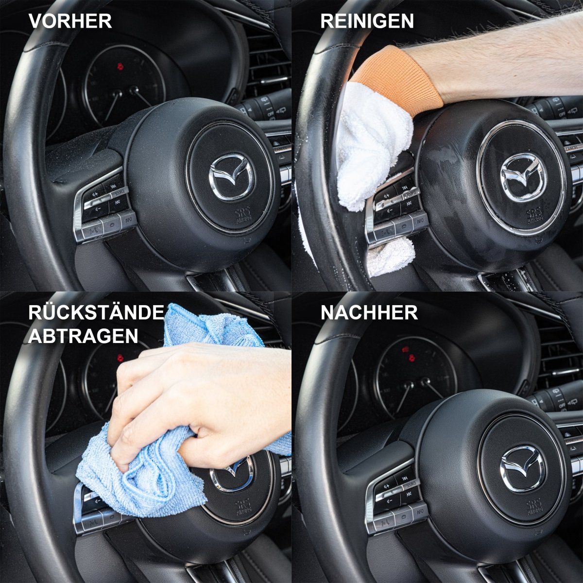 Set Auto-Innenreiniger + Mikrofaser-Reinigungshandschuh Innenraum - CLEANEXTREME