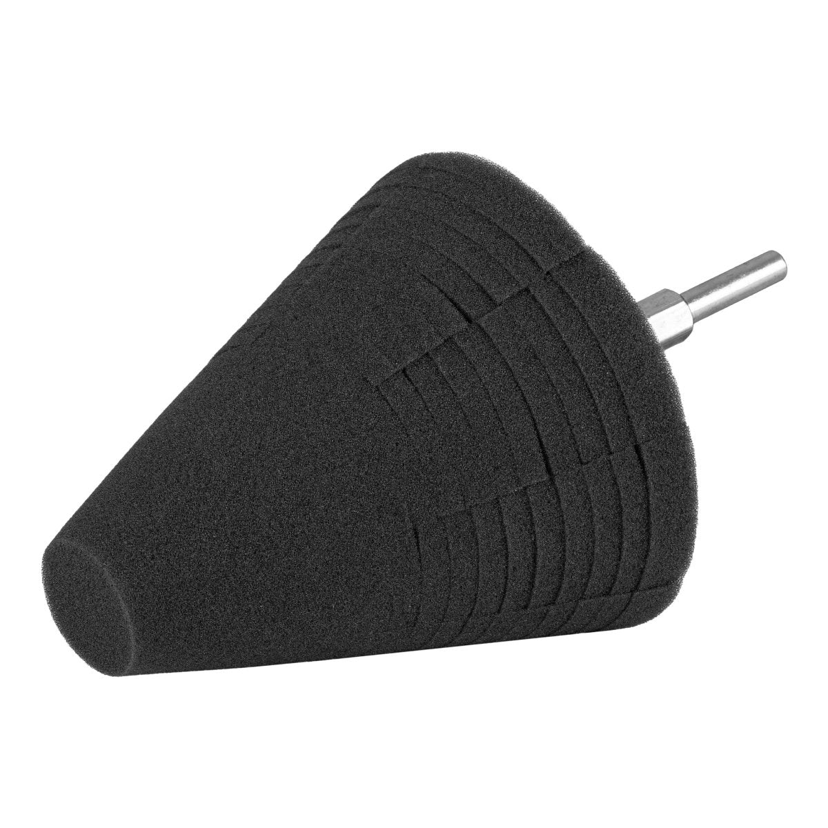 PROFI Polier-Schwamm Finish Schwarz - Polieraufsatz - Reinigungs-Schwamm für Bohrmaschine und Akkuschrauber - 1 Stück - CLEANEXTREME