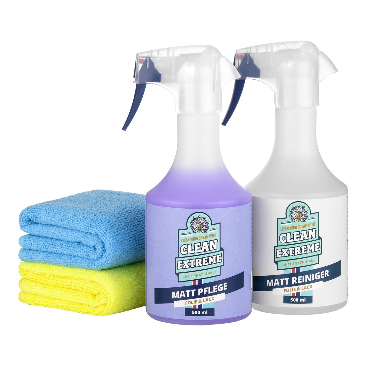Finish-Box „Mattlack / Mattfolie” - Reinigungs- und Pflege-Set - CLEANEXTREME