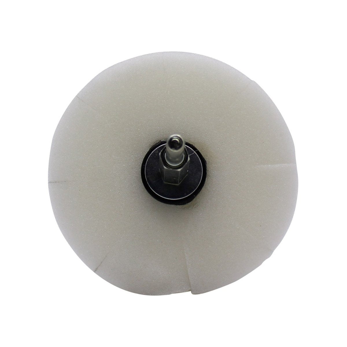 PROFI Polier-Schwamm leicht-abrasiv Weiß - Polieraufsatz - Reinigungs-Schwamm für Bohrmaschine und Akkuschrauber - 1 Stück - CLEANEXTREME