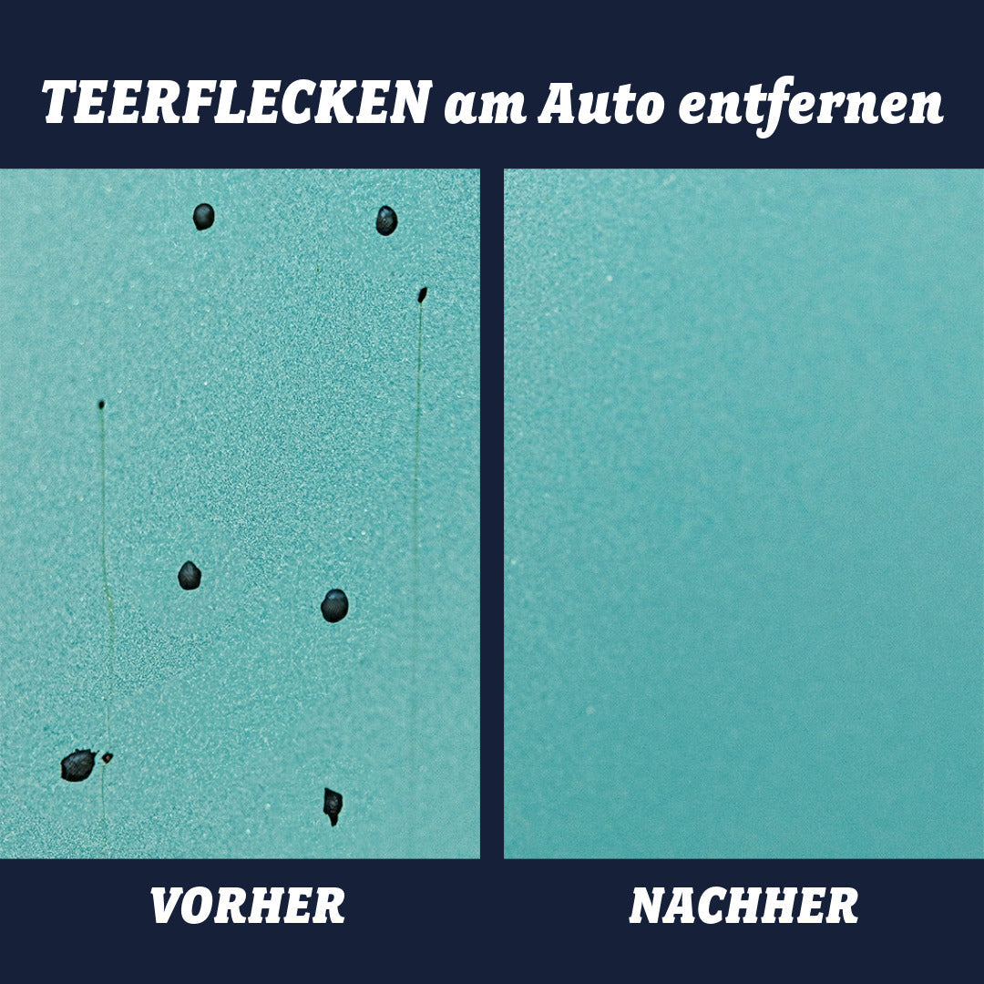 Teerflecken am Auto entfernen – So wirst du das Problem los