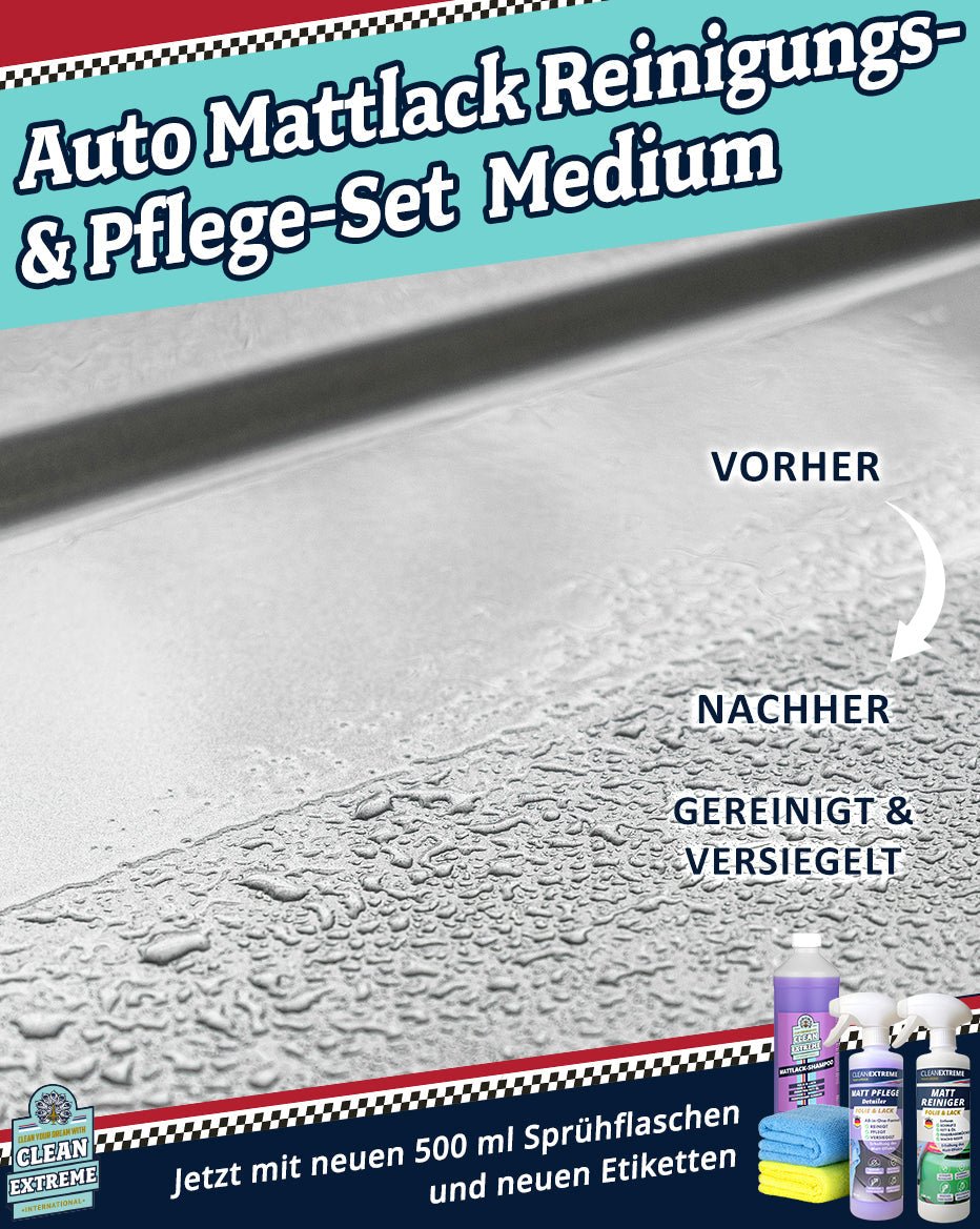 Matte Autofolie reinigen - CLEANEXTREME