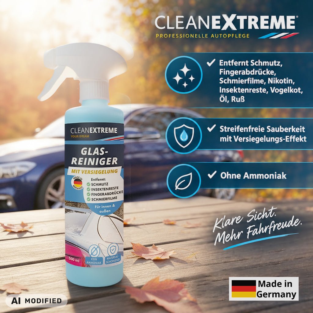Herbst Set – Glasreiniger & Kunststoffpflege - CLEANEXTREME
