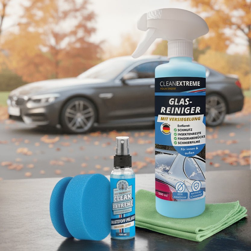 Herbst Set – Glasreiniger & Kunststoffpflege - CLEANEXTREME