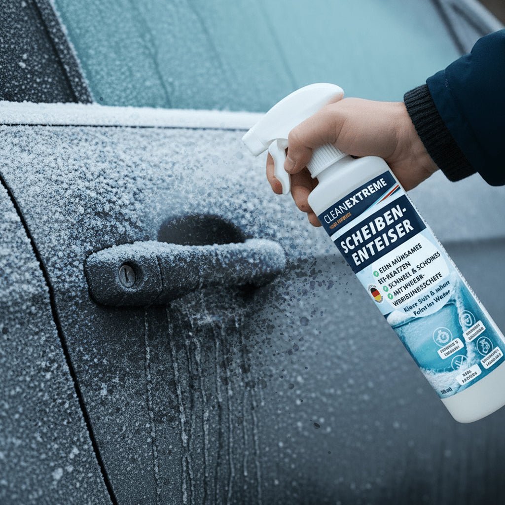 CLEANEXTREME Winter - Profi - Set Frostschutz & Enteiser – 4,8 L Wischwasser + 500 ml Enteiser - Spray - CLEANEXTREME