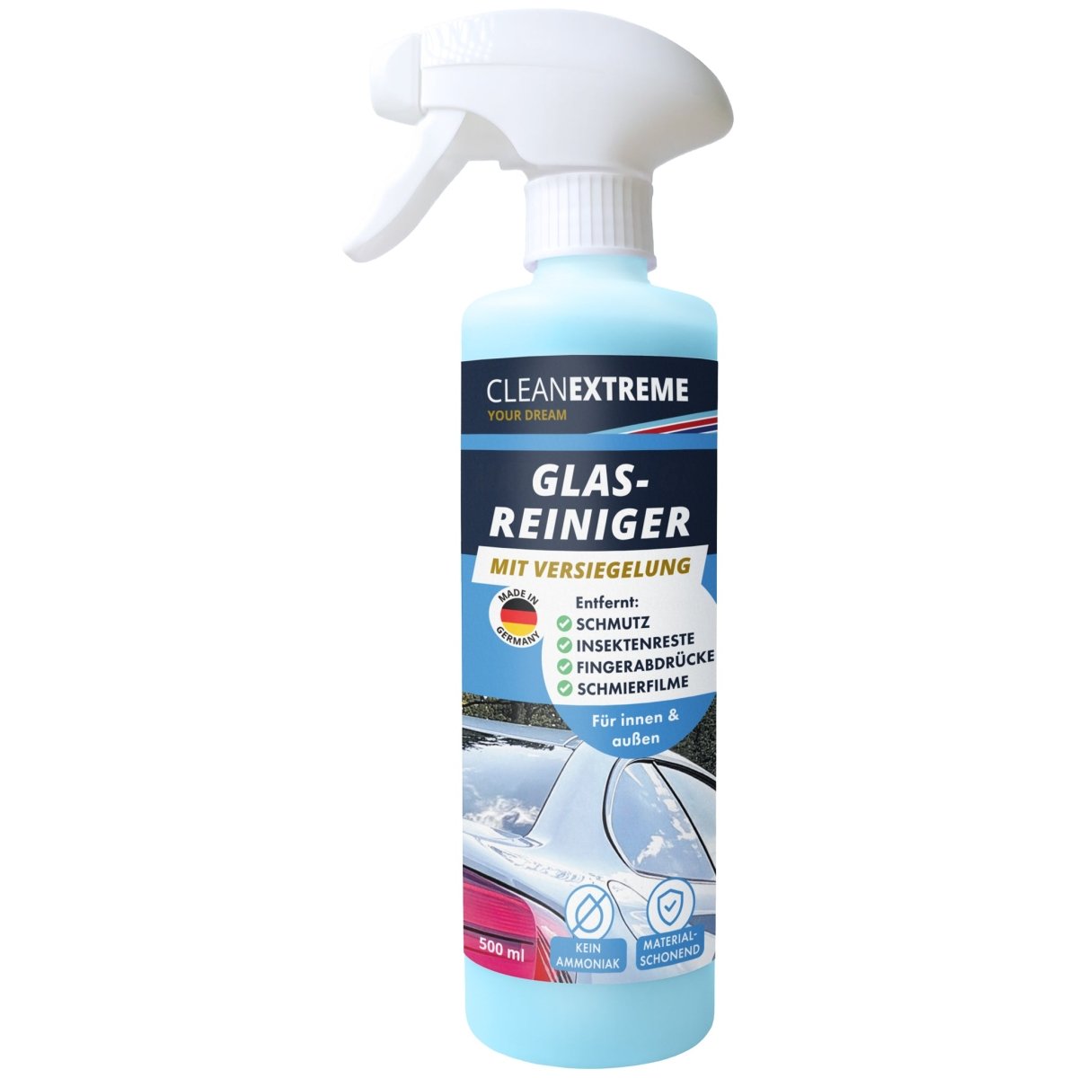 Glasreiniger (Scheibenreiniger) mit Versiegelung 500 ml - CLEANEXTREME