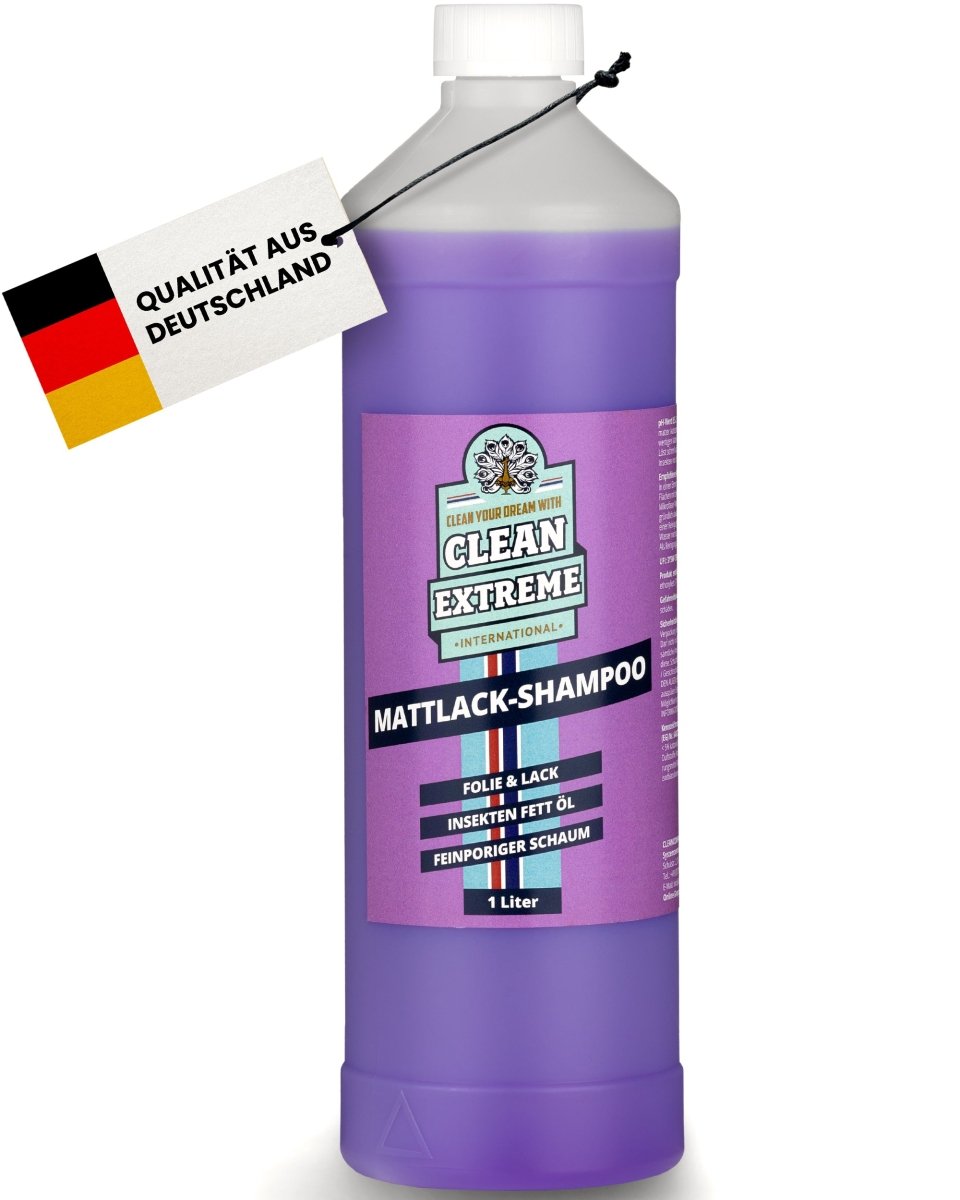 Mattlack Auto - Shampoo Folie & Lack - Konzentrat - 1 Liter - CLEANEXTREME