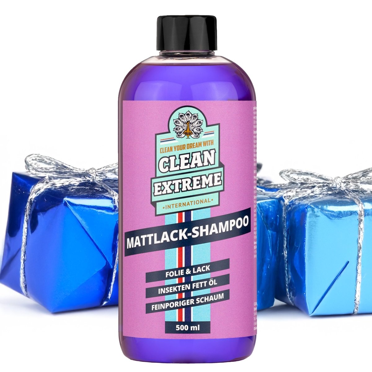 Mattlack Auto - Shampoo Folie & Lack - Konzentrat - 0,5 Liter - CLEANEXTREME