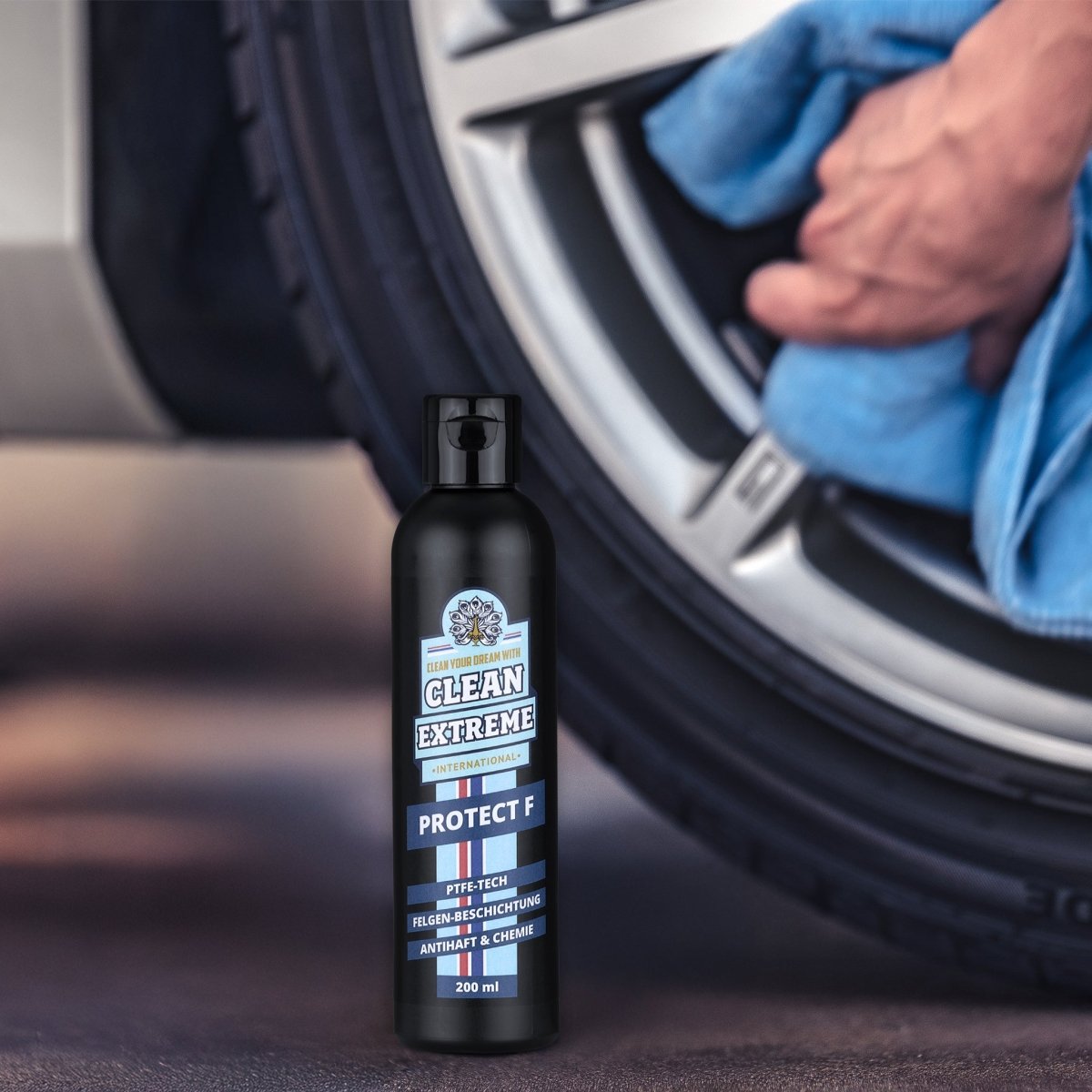 PROTECT F Felgen - Versiegelung mit PTFE - Technologie (Antihaft - System) - 200 ml - CLEANEXTREME