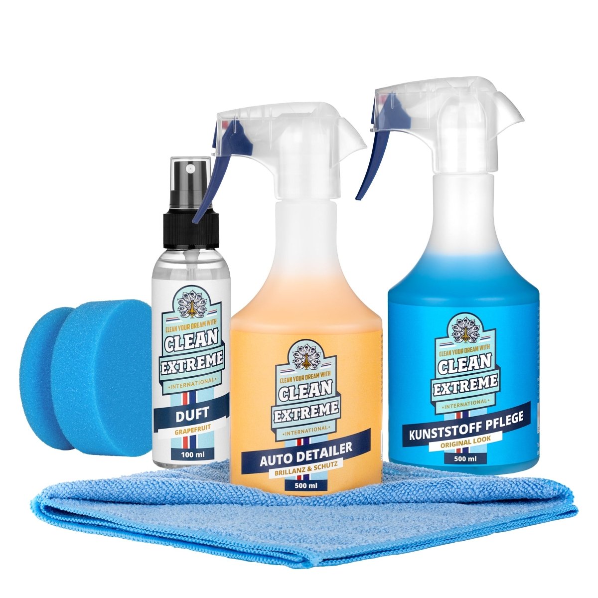 Finish - Box „Glanzlack / Glanzfolie“ - Reinigungs - und Pflege - Set - CLEANEXTREME