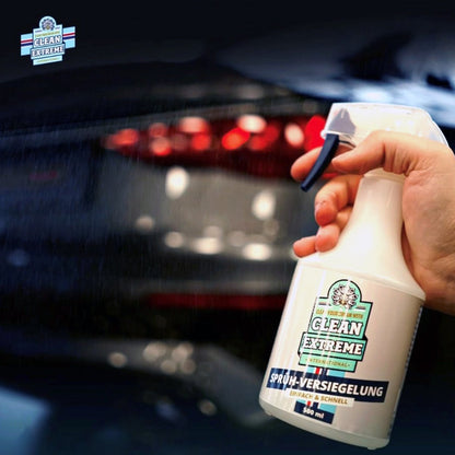 Sprüh - Versiegelung 500 ml - Aufsprühen - abspülen - fertig! Schnell - Versiegelung direkt nach der Autowäsche, Glanz - Steigerung, optimiertes Trocknungsverhalten, wasser - und schmutz - abweisend, UV - Schutz, Schutz für Wochen - CLEANEXTREME
