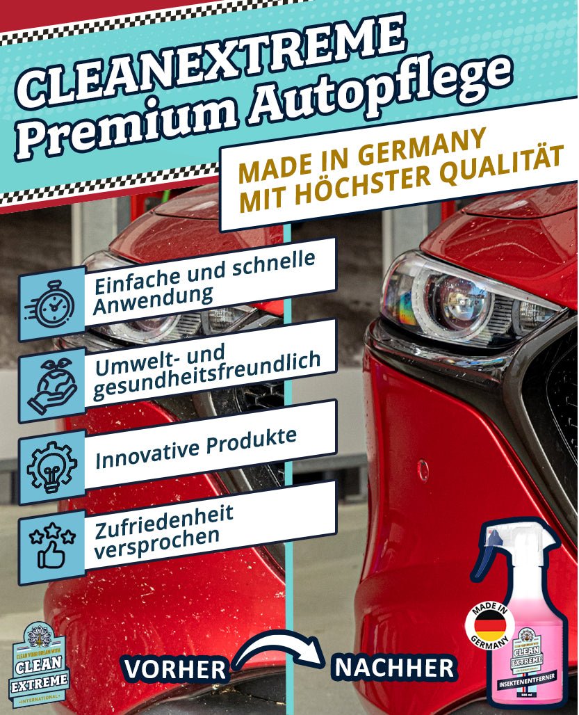 Auto - Insektenentferner 500 ml (Insektenreiniger) - CLEANEXTREME