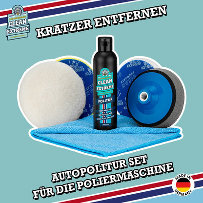 Autopolitur Set für die Poliermaschine - CLEANEXTREME