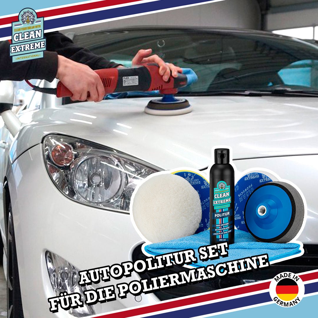 Autopolitur Set für die Poliermaschine - CLEANEXTREME