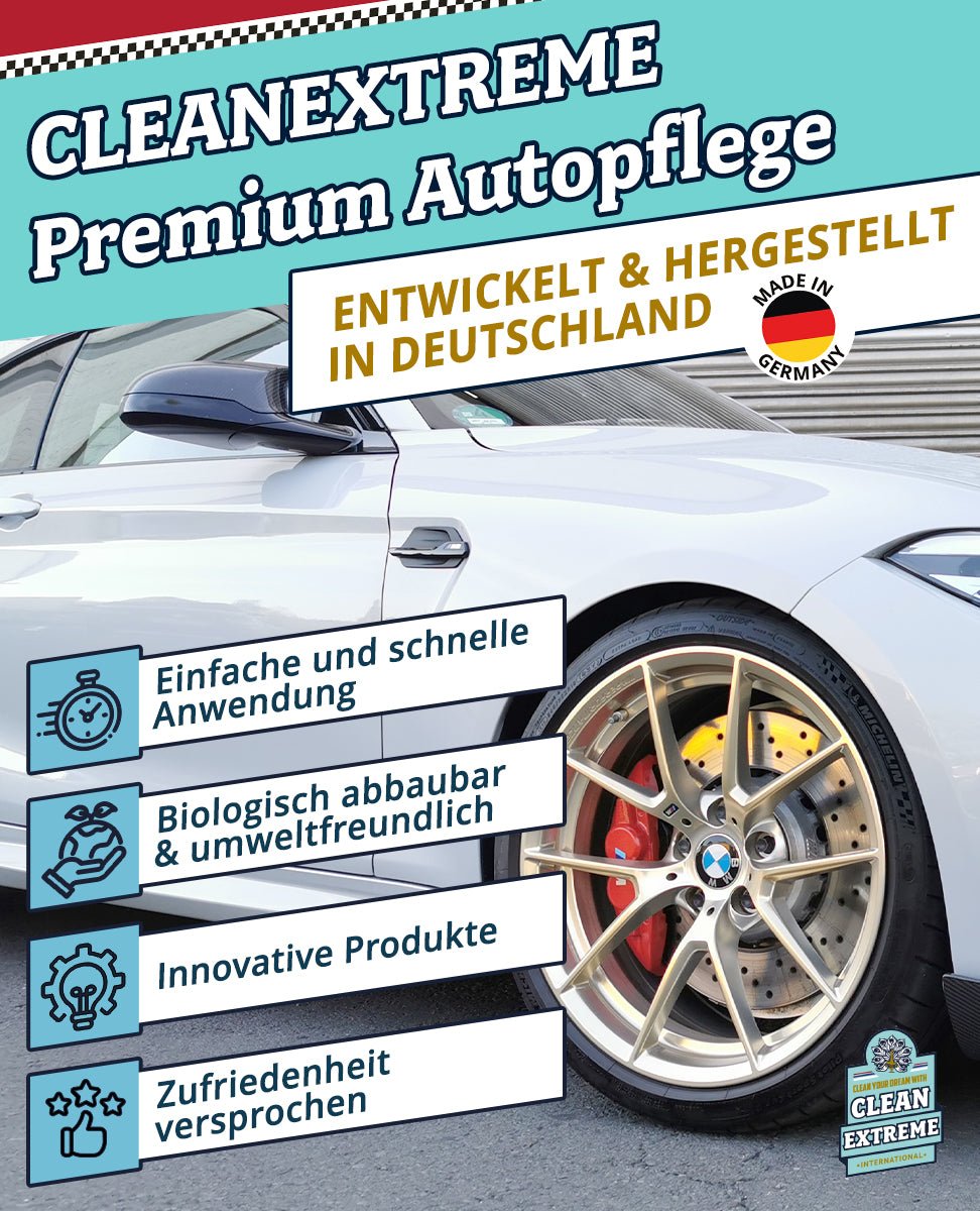 Felgenreiniger P redblue Säurefrei pH - neutral mit Farbumschlag 500 ml - CLEANEXTREME