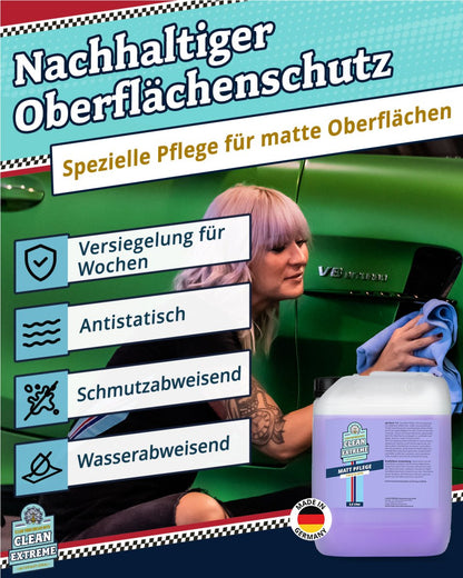 Auto Matt Pflege Folie & Lack mit Versiegelung - Detailer - 2,3 Liter - CLEANEXTREME