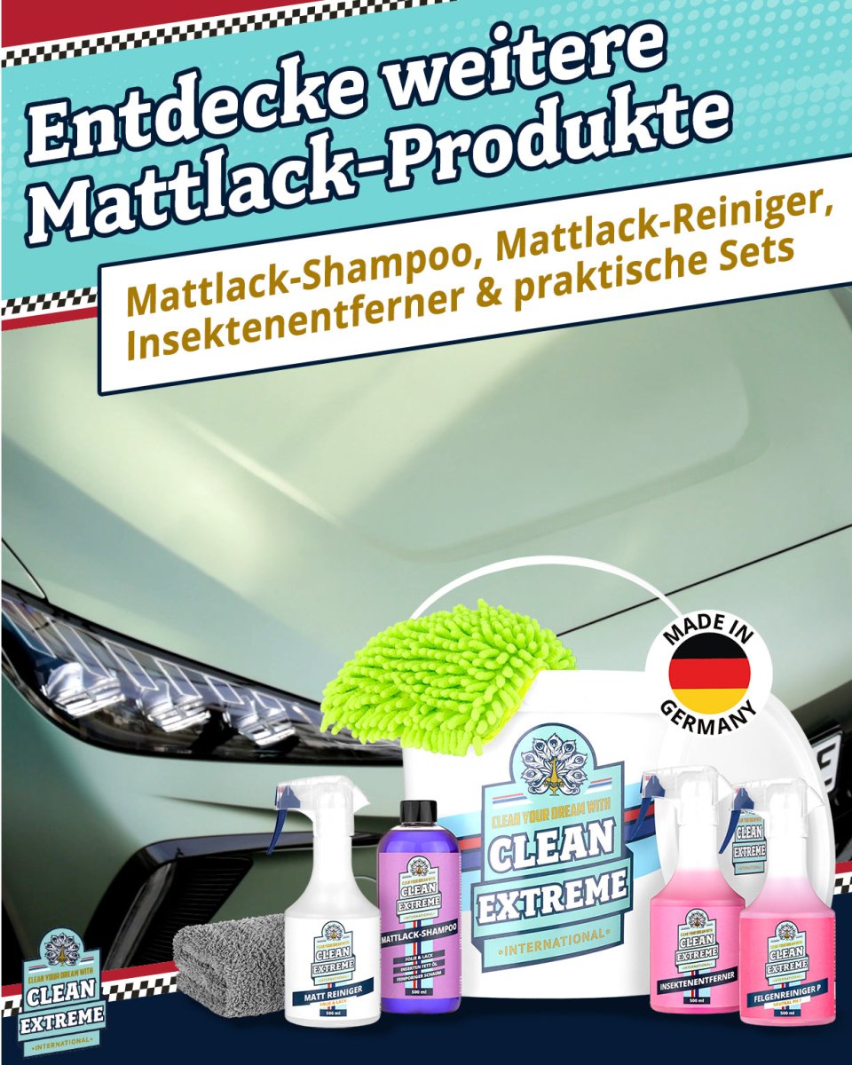 Auto Matt Pflege Folie & Lack mit Versiegelung - Detailer - 500 ml - CLEANEXTREME