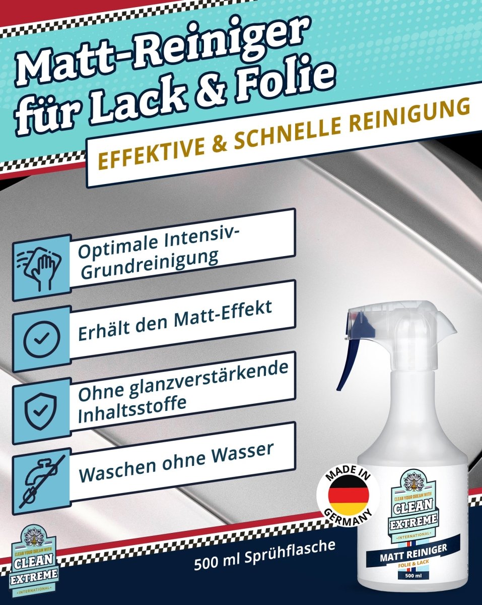 Auto Matt Reiniger Folie & Lack 500 ml - CLEANEXTREME