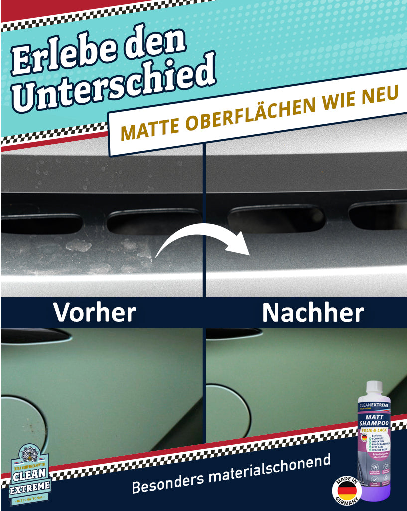 Mattlack Auto-Shampoo Folie & Lack - Konzentrat - 500 ml