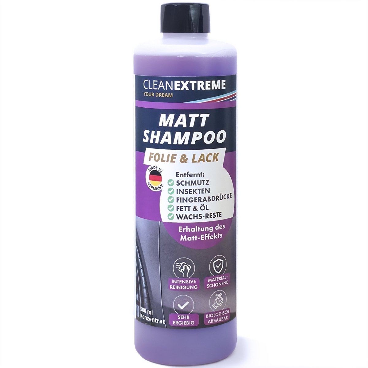 Auto - Wasch - Set Base Mattlack & Matt - Folie - CLEANEXTREME