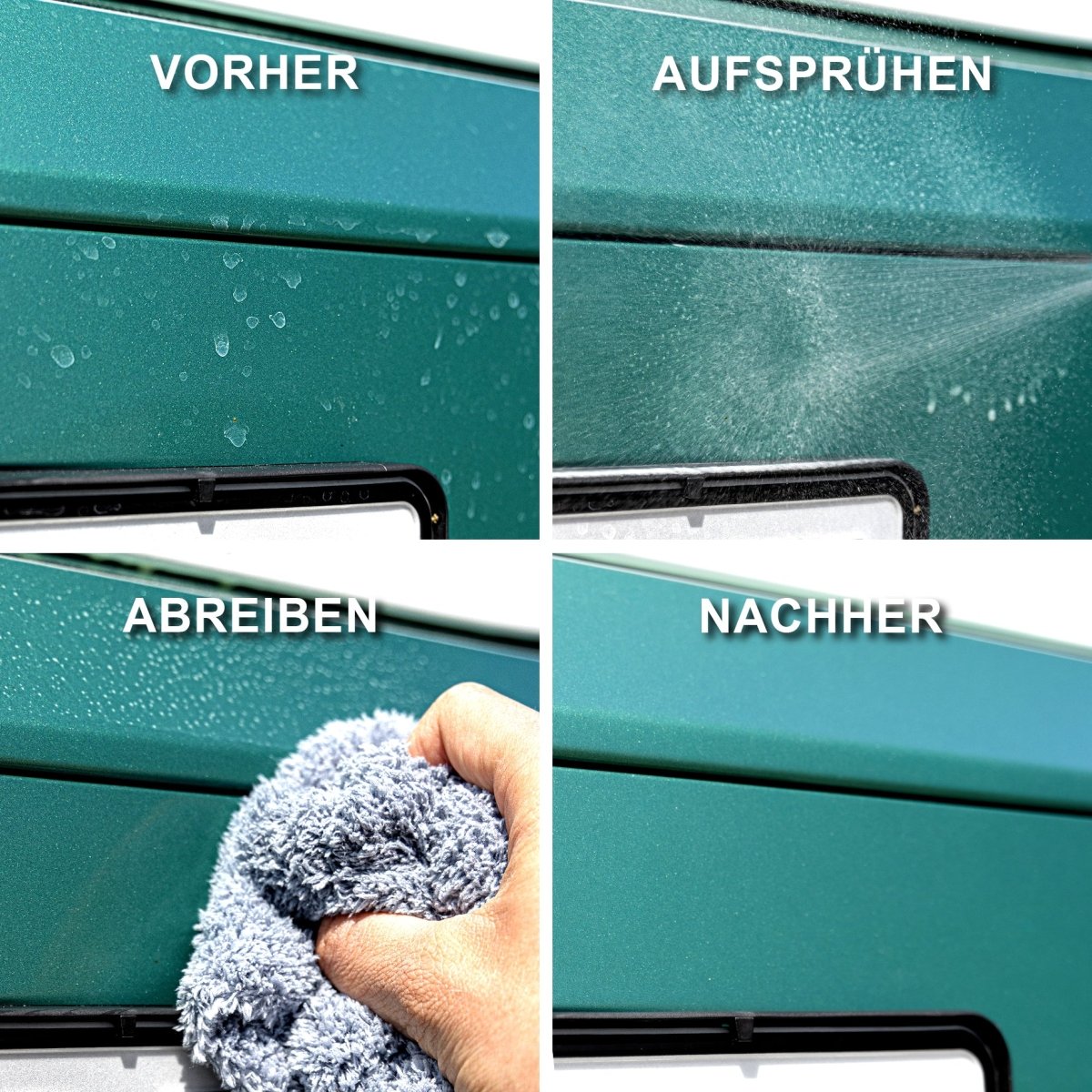 Auto-Detailer Brillanz & Schutz mit Versiegelung 500 ml + Poliertuch - CLEANEXTREME