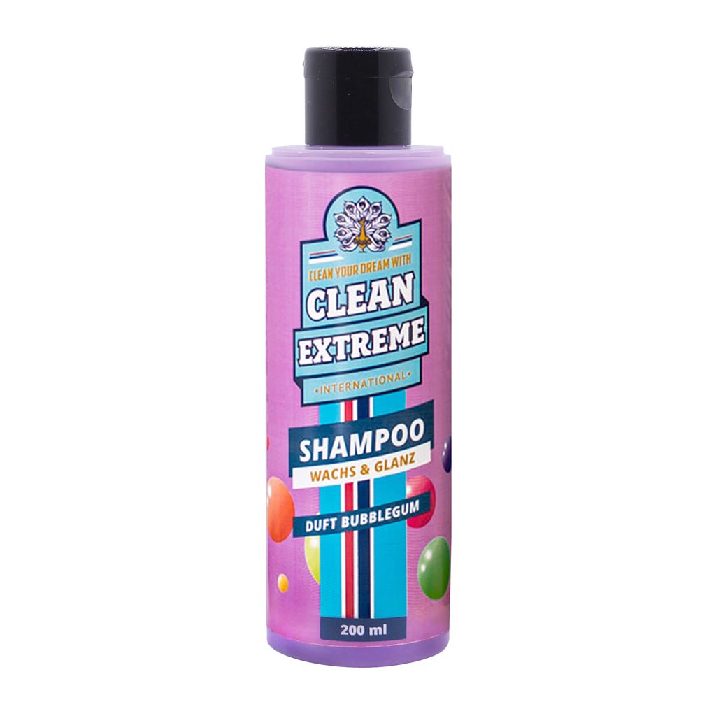 Autoshampoo Konzentrat BUBBLEGUM mit Wachs 200 ml - CLEANEXTREME
