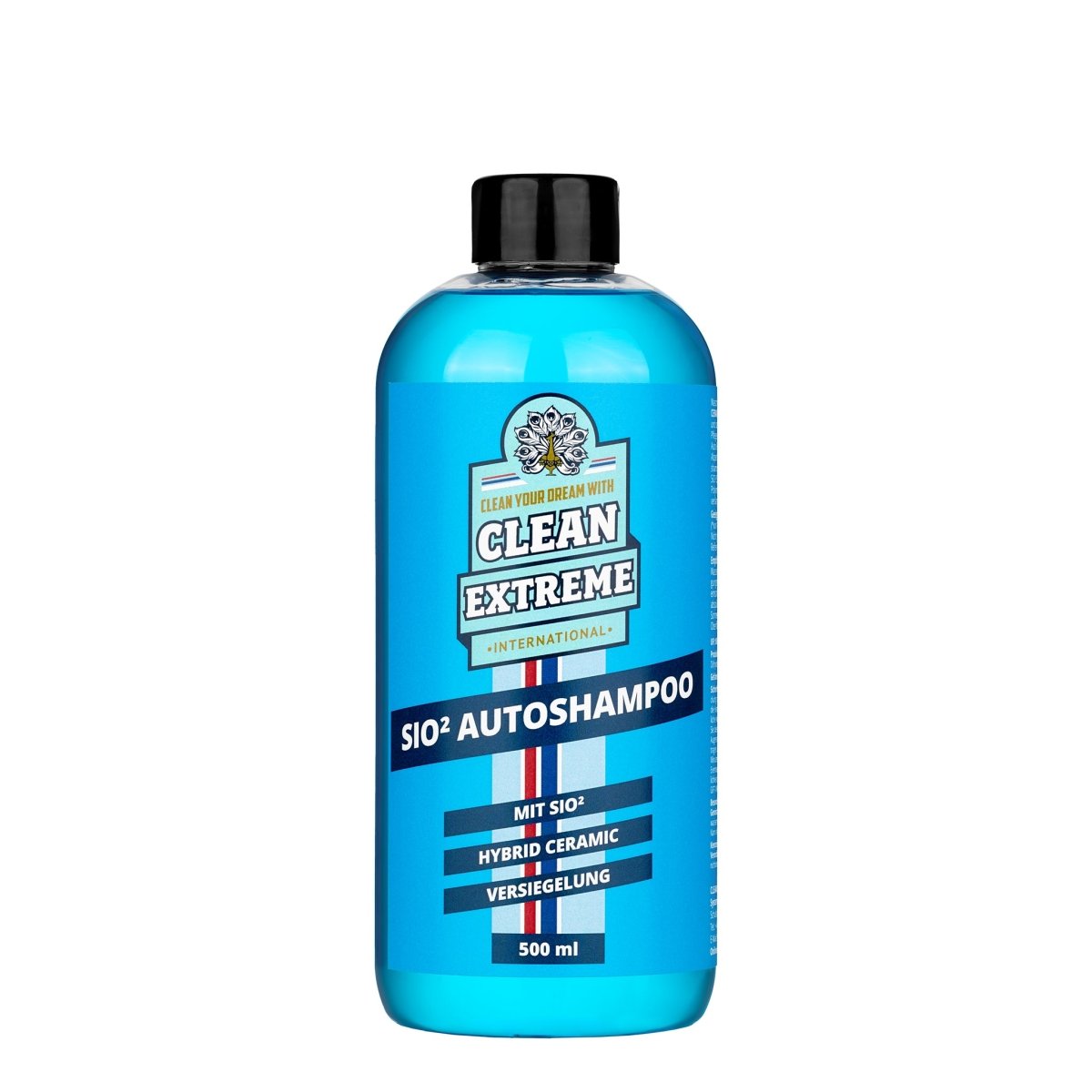 SIO² Autoshampoo Konzentrat - 0,5 Liter + MICRO Auto - Waschhandschuh DUO Set - CLEANEXTREME