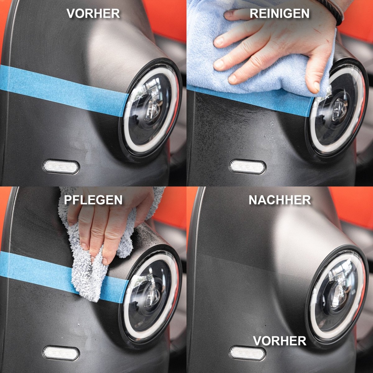 Matt Pflege Folie & Lack mit Versiegelung - Detailer - 500 ml - CLEANEXTREME
