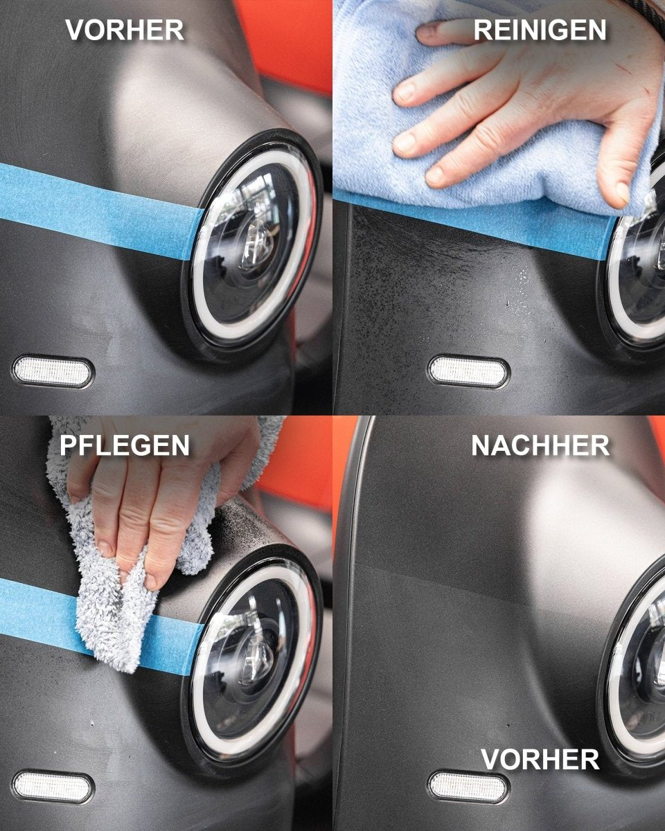 Set „Mattlack / Mattfolie“ – Reinigung + Pflege MEDIUM - CLEANEXTREME