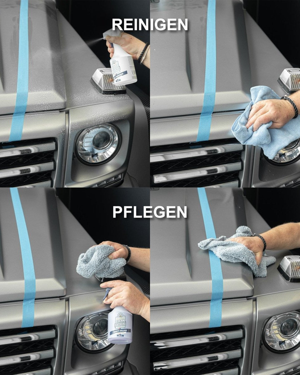Set „Mattlack / Mattfolie“ – Reinigung + Pflege MAXI - CLEANEXTREME