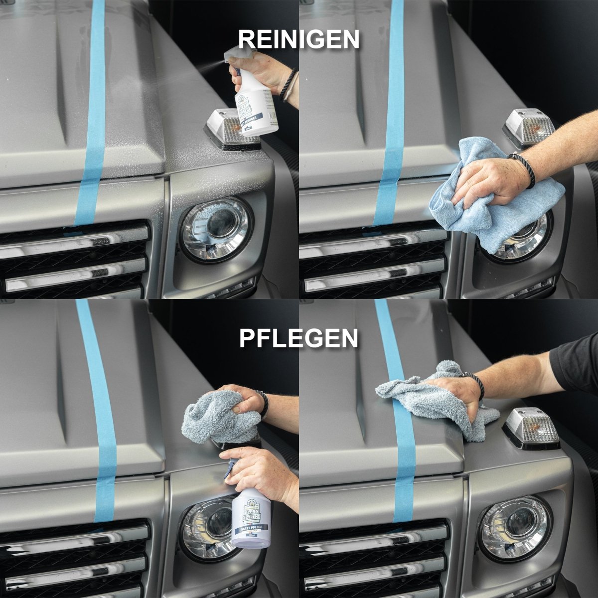 Matt Pflege Folie & Lack mit Versiegelung - Detailer - 500 ml - CLEANEXTREME