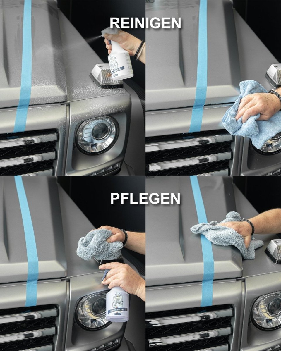 Finish-Box „Mattlack / Mattfolie” - Reinigungs- und Pflege-Set - CLEANEXTREME