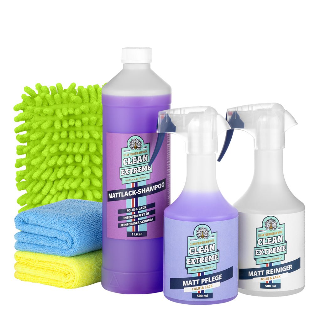 Auto - Set Mattlack / Mattfolie – Reinigung + Pflege MAXI - CLEANEXTREME