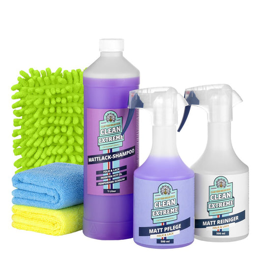 Auto - Set Mattlack / Mattfolie – Reinigung + Pflege MAXI - CLEANEXTREME