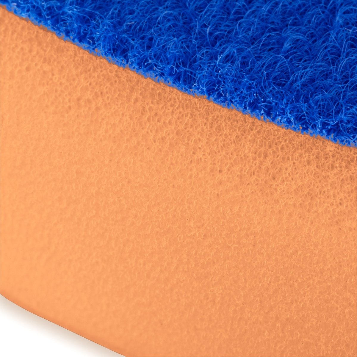 Polierschwamm abrasiv - retikuliert Orange 135 mm - 1 Stück - CLEANEXTREME