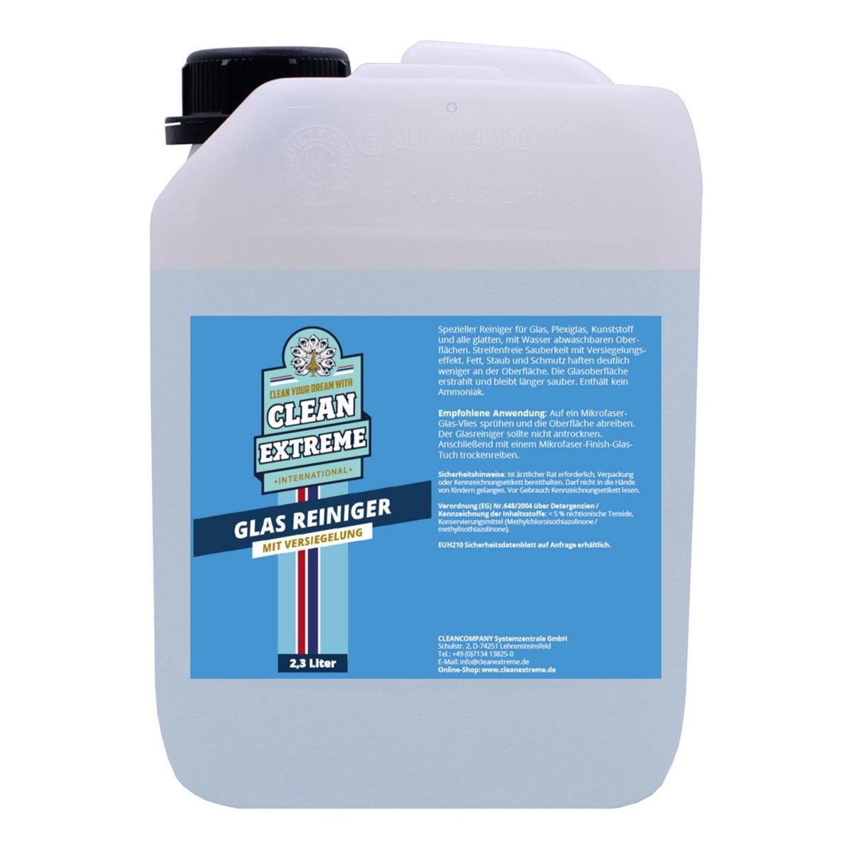 Auto-Glasreiniger (Scheibenreiniger) mit Versiegelung - 2,3 Liter - CLEANEXTREME